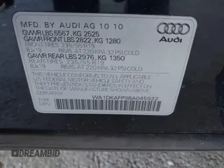 2011 Audi Q5 Premium Plus z VIN WA1DKAFP9BA045922, wystawiony jako IAAI lot #42296020 z przebiegiem 162 454 mil mil oraz . Historia ofert i sprzedaży dostępna na DreamBid. Obrazek 9.
