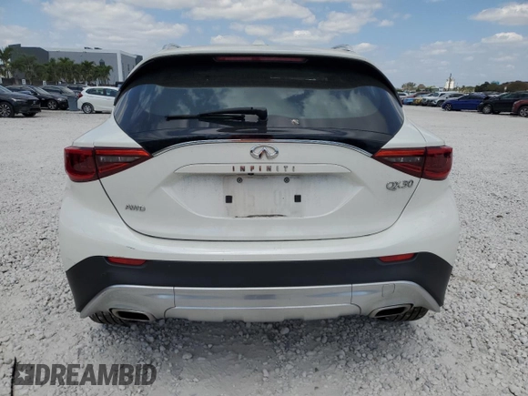 2019 Infiniti QX30 Luxe z VIN SJKCH5CR7KA009141, wystawiony jako Copart lot #53540655 z przebiegiem 47 398 mil mil oraz Nie do naprawy • Non repairable. Historia ofert i sprzedaży dostępna na DreamBid. Obrazek 6.