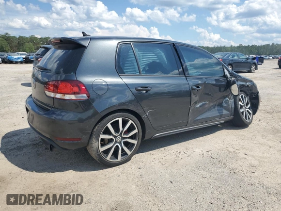 2012 Volkswagen GTI with VIN WVWHV7AJ3CW149850, listed as a Copart auction lot 57158465 with 106,204 mi miles and Salvage title. Bid and sale history available at DreamBid. Image 3.