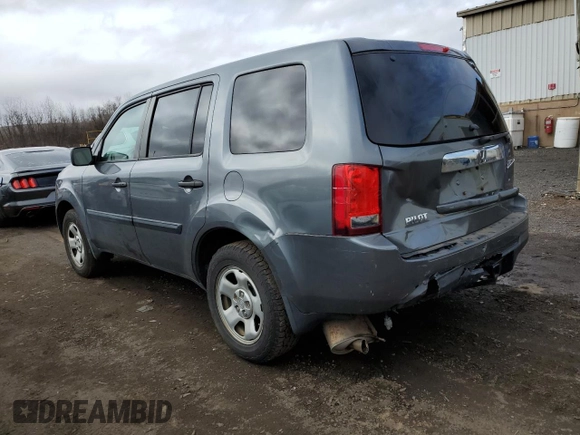 2012 Honda Pilot LX with VIN 5FNYF4H27CB014529, listed as a Copart auction lot 48699935 with 132,563 mi miles and Salvage Title. Bid and sale history available at DreamBid. Image 2.