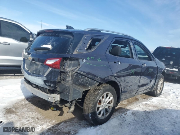 2018 Chevrolet Equinox LT with VIN 3GNAXSEV0JS545035, listed as a Copart auction lot 45667335 with 102,434 mi miles and Salvage Title. Bid and sale history available at carsss.com. Image 3.
