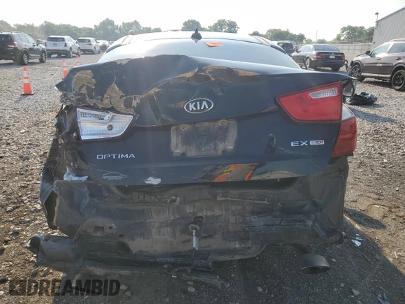 2015 Kia Optima EX z VIN 5XXGN4A7XFG383584, wystawiony jako Copart lot #63338845 z przebiegiem 156 705 mil mil oraz Szkoda całkowita • Salvage title. Historia ofert i sprzedaży dostępna na DreamBid. Obrazek 6.