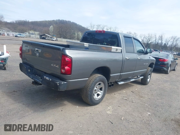 2007 Dodge 1500 Laramie with VIN 1D7HU18227S202264, listed as a IAAI auction lot 41999105 with 141,268 mi miles. Bid and sale history available at carsss.com. Image 4.