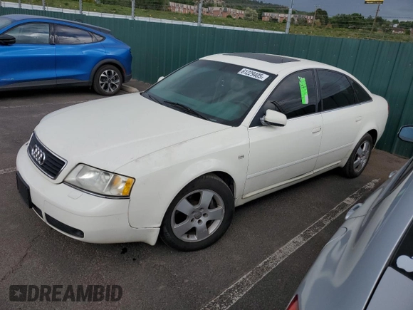 2000 Audi A6 z VIN WAUED64B2YN101609, wystawiony jako Copart lot #61229405 z przebiegiem Nie podano mil oraz Czysty tytuł • Clean title. Historia ofert i sprzedaży dostępna na DreamBid. Obrazek 1.