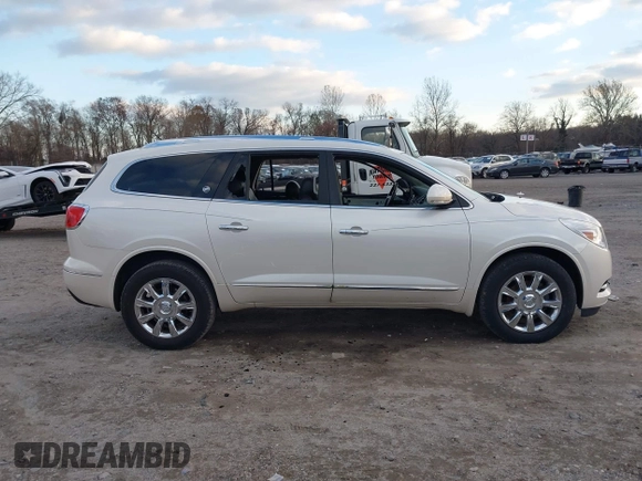 2015 Buick Enclave Leather with VIN 5GAKRBKD4FJ274350, listed as a IAAI auction lot 40986198 with 119,707 mi miles and . Bid and sale history available at DreamBid. Image 13.