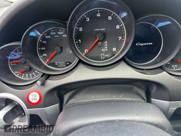 2016 Porsche Cayenne with VIN WP1AA2A26GKA13040, listed as a Copart auction lot 52623935 with 87,594 mi miles and Clean Title. Bid and sale history available at carsss.com. Image 8.