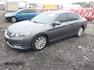 2013 Honda Accord Sdn EX-L with VIN 1HGCR2F87DA282201, listed as a IAAI auction lot 41556072 with 215,119 mi miles. Bid and sale history available at carsss.com. Image 2.