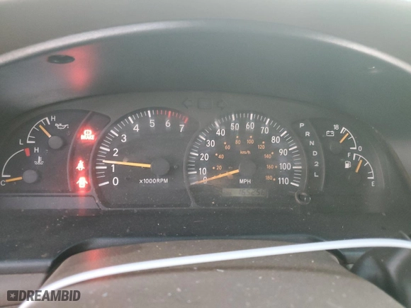 2001 Toyota Tundra Ltd with VIN 5TBBT48151S214199, listed as a Copart auction lot 81174404 with 165,256 mi miles and Salvage Title. Bid and sale history available at carsss.com. Image 9.