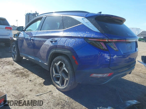 2022 Hyundai Tucson Limited with VIN 5NMJECAE9NH014293, listed as a IAAI auction lot 42042798 with 26,024 mi miles. Bid and sale history available at carsss.com. Image 3.