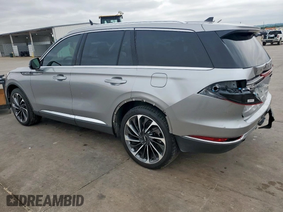 2021 Lincoln Aviator Reserve with VIN 5LM5J7XC8MGL05957, listed as a Copart auction lot 59731835 with 52,788 mi miles and Salvage title. Bid and sale history available at DreamBid. Image 2.