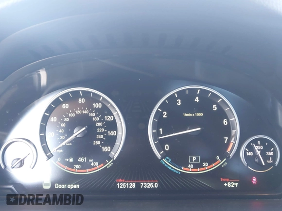 2016 BMW 5 Series 535i with VIN WBA5B1C54GG130262, listed as a IAAI auction lot 41755116 with 125,128 mi miles and . Bid and sale history available at DreamBid. Image 16.