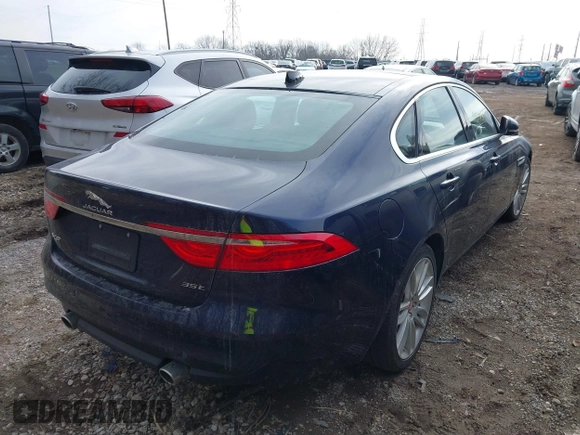 2018 Jaguar XF with VIN SAJBE4EV5JCY56577, listed as a IAAI auction lot 41914319 with 90,307 mi miles and . Bid and sale history available at DreamBid. Image 4.