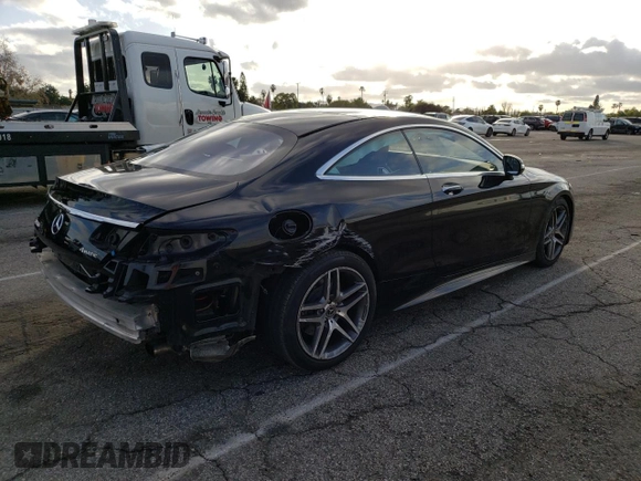 2018 Mercedes-Benz S-Class S 560 with VIN WDDXJ8GB2JA033617, listed as a Copart auction lot 37422483 with 47,844 mi miles. Bid and sale history available at carsss.com. Image 3.