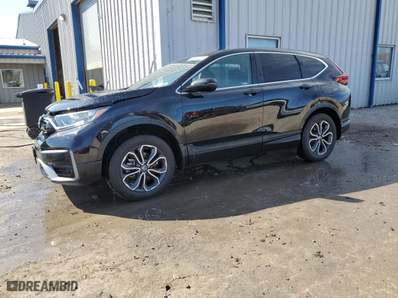 2022 Honda CR-V EX with VIN 2HKRW2H56NH664847, listed as a Copart auction lot 50304685 with 33,728 mi miles and Salvage Title. Bid and sale history available at carsss.com. Image 1.