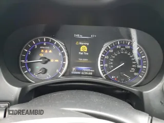 2017 Infiniti Q50 2.0t Premium with VIN JN1CV7AR6HM680479, listed as a Copart auction lot 46862215 with 75,920 mi miles and Salvage Title. Bid and sale history available at carsss.com. Image 9.
