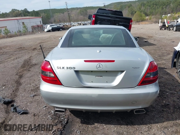 2009 Mercedes-Benz SLK-Class 3.0L with VIN WDBWK54F69F190007, listed as a IAAI auction lot 41775603 with 131,703 mi miles. Bid and sale history available at carsss.com. Image 16.