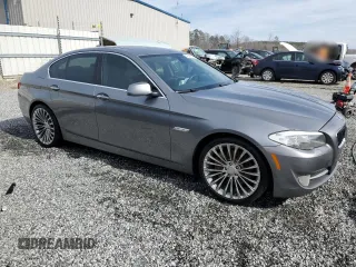 2013 BMW 5 Series 535i xDrive with VIN WBAFU7C55DDU73225, listed as a Copart auction lot 45547325 with 127,797 mi miles and Salvage title. Bid and sale history available at DreamBid. Image 4.