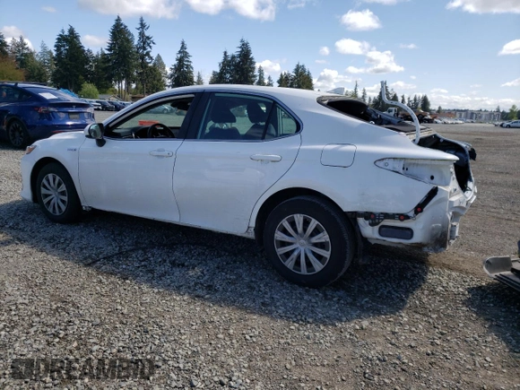 2021 Toyota Camry Hybrid LE with VIN 4T1C31AK0MU563909, listed as a Copart auction lot 55063965 with 26,802 mi miles and Salvage Title. Bid and sale history available at carsss.com. Image 2.