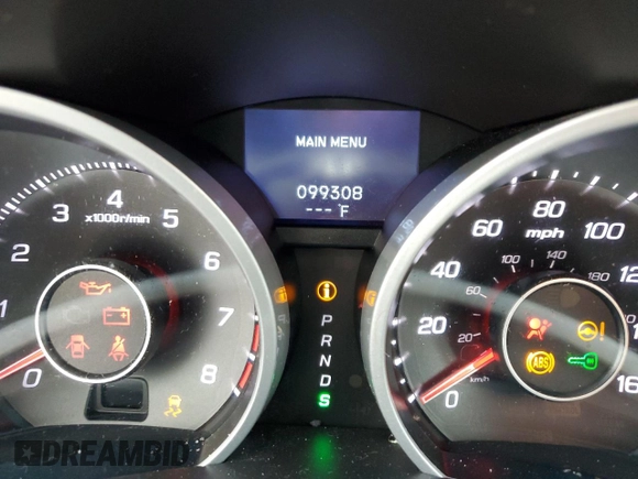2010 Acura TL with VIN 19UUA8F2XAA015009, listed as a Copart auction lot 52241235 with 99,308 mi miles and Salvage Title. Bid and sale history available at carsss.com. Image 9.