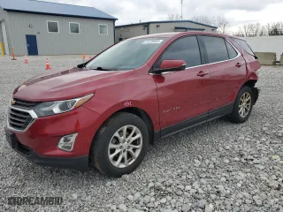 2018 Chevrolet Equinox LT with VIN 3GNAXJEV2JL100333, listed as a Copart auction lot 51228685 with 130,935 mi miles and Salvage Title. Bid and sale history available at carsss.com. Image 1.