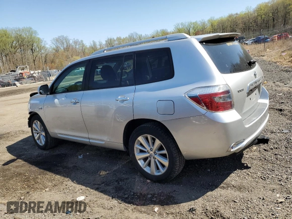 2008 Toyota Highlander Hybrid Limited with VIN JTEEW44A082002776, listed as a Copart auction lot 52551785 with 204,623 mi miles and Salvage Title. Bid and sale history available at carsss.com. Image 2.