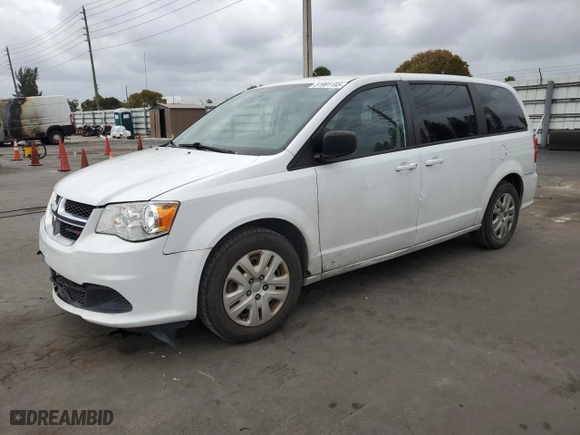 2018 Dodge Grand Caravan SE with VIN 2C4RDGBG4JR176894, listed as a Copart auction lot 51981155 with 125,700 mi miles and Salvage Title. Bid and sale history available at carsss.com. Image 1.