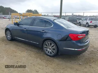 2014 Kia Cadenza Premium with VIN KNALN4D72E5165634, listed as a IAAI auction lot 40725189 with 126,993 mi miles. Bid and sale history available at carsss.com. Image 3.