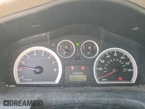 2006 Hyundai Santa Fe GLS with VIN KM8SC73D56U098592, listed as a Copart auction lot 53547375 with 189,269 mi miles and Salvage Title. Bid and sale history available at carsss.com. Image 9.