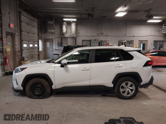 2022 Toyota RAV4 LE with VIN 2T3G1RFV4NC312202, listed as a IAAI auction lot 41950860 with 48,177 mi miles. Bid and sale history available at carsss.com. Image 15.