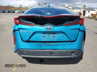 2018 Toyota Prius Plus with VIN JTDKARFP3J3093322, listed as a Copart auction lot 45608465 with 75,442 mi miles and Salvage Title. Bid and sale history available at DreamBid. Image 6.