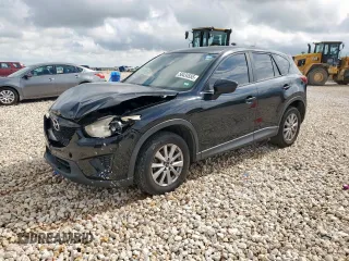 2015 Mazda CX-5 Sport with VIN JM3KE2BE5F0459443, listed as a Copart auction lot 58434555 with 92,393 mi miles and Salvage title. Bid and sale history available at DreamBid. Image 1.