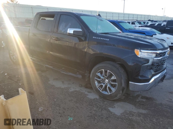 2022 Chevrolet Silverado 1500 LT with VIN 1GCPACED0NZ626885, listed as a Copart auction lot 77955324 with 0 mi miles and Salvage Title. Bid and sale history available at carsss.com. Image 4.