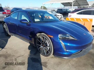 2023 Porsche Taycan with VIN WP0AA2Y14PSA16567, listed as a IAAI auction lot 41101322 with 10,476 mi miles and . Bid and sale history available at DreamBid. Image 1.