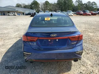 2021 Kia Forte GT with VIN 3KPF44AC3ME318013, listed as a Copart auction lot 45650785 with 24,201 mi miles and Salvage Title. Bid and sale history available at carsss.com. Image 6.
