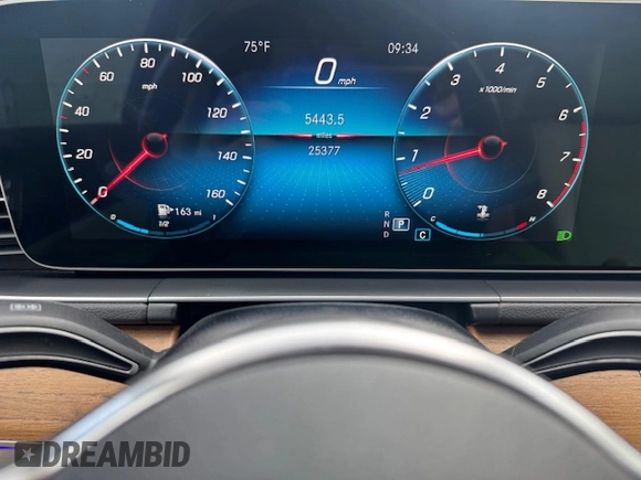 2022 Mercedes-Benz GLE 350 with VIN 4JGFB4JB5NA765004, listed as a Copart auction lot 62648925 with 25,377 mi miles and Clean title. Bid and sale history available at DreamBid. Image 9.