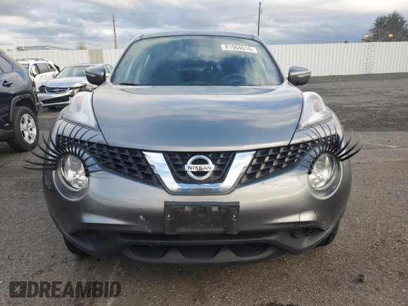 2016 Nissan Juke S with VIN JN8AF5MV2GT656185, listed as a Copart auction lot 81964514 with 92,658 mi miles and Salvage Title. Bid and sale history available at carsss.com. Image 5.
