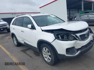 2013 Kia Sorento LX with VIN 5XYKT4A27DG368070, listed as a IAAI auction lot 42632663 with 145,359 mi miles and . Bid and sale history available at DreamBid. Image 1.