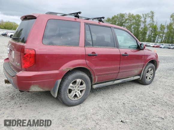 2003 Honda Pilot EX with VIN 2HKYF18493H558077, listed as a Copart auction lot 55029365 with 244,905 mi miles and Clean Title. Bid and sale history available at carsss.com. Image 3.