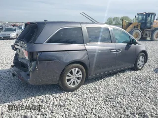 2016 Honda Odyssey EX-L with VIN 5FNRL5H63GB075758, listed as a Copart auction lot 50890445 with 139,564 mi miles and Salvage Title. Bid and sale history available at carsss.com. Image 3.