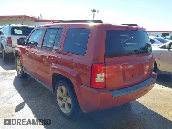 2010 Jeep Patriot Sport with VIN 1J4NT2GA3AD518535, listed as a IAAI auction lot 41638296 with 229,435 mi miles. Bid and sale history available at carsss.com. Image 3.