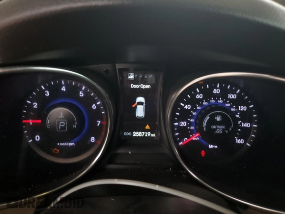 2014 Hyundai Santa Fe Sport with VIN 5XYZU3LB2EG137016, listed as a Copart auction lot 53157495 with 258,719 mi miles and Clean Title. Bid and sale history available at carsss.com. Image 9.
