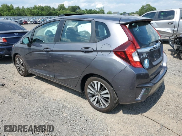 2017 Honda Fit EX-L with VIN 3HGGK5H98HM703123, listed as a Copart auction lot 61678095 with 25,714 mi miles and Salvage title. Bid and sale history available at DreamBid. Image 2.