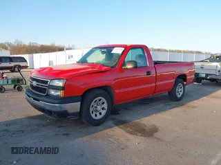 2006 Chevrolet Silverado 1500 Work Truck with VIN 3GCEC14X46G167010, listed as a IAAI auction lot 41927606 with 126,356 mi miles. Bid and sale history available at carsss.com. Image 2.