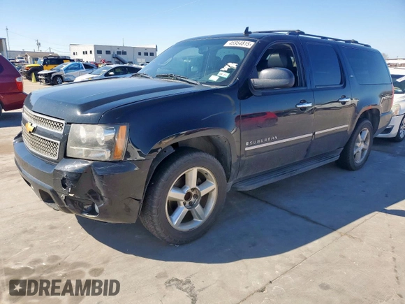 2009 Chevrolet Suburban LTZ with VIN 1GNFC36099R206170, listed as a Copart auction lot 46954815 with 272,788 mi miles and Clean title. Bid and sale history available at DreamBid. Image 1.