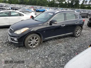 2017 Infiniti QX50 with VIN JN1BJ0RP4HM381560, listed as a Copart auction lot 57211265 with 118,065 mi miles and Salvage title. Bid and sale history available at DreamBid. Image 1.