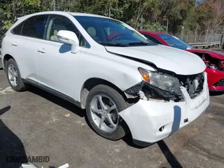 2010 Lexus RX 350 with VIN JTJZK1BAXA2405783, listed as a IAAI auction lot 41829404 with 183,423 mi miles. Bid and sale history available at carsss.com. Image 1.