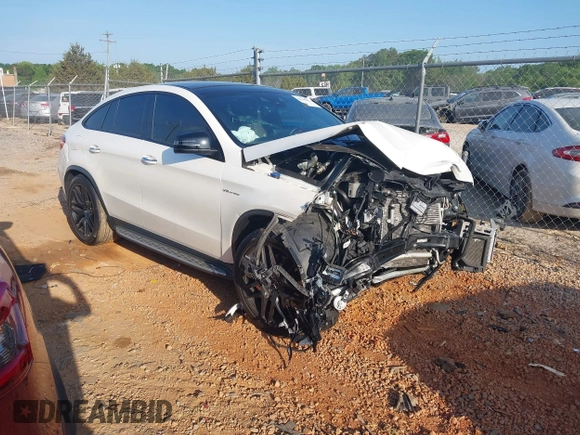 2019 Mercedes-Benz GLE 63 S AMG with VIN 4JGED7FB8KA155027, listed as a IAAI auction lot 42699295 with 31,457 mi miles and . Bid and sale history available at DreamBid. Image 1.