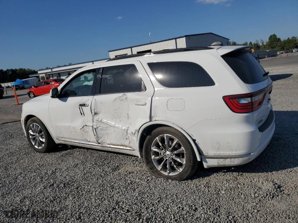 2022 Dodge Durango SXT with VIN 1C4RDHAG9NC158882, listed as a Copart auction lot 75905614 with 52,636 mi miles and Salvage Title. Bid and sale history available at carsss.com. Image 2.