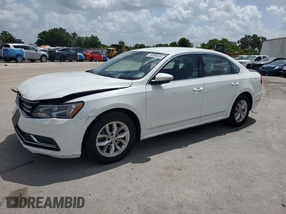 2017 Volkswagen Passat S with VIN 1VWAT7A3XHC070156, listed as a Copart auction lot 59596505 with 202,446 mi miles and Salvage title. Bid and sale history available at DreamBid. Image 1.