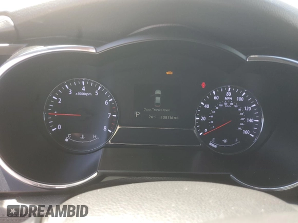 2013 Kia Optima SX with VIN 5XXGR4A64DG146064, listed as a Copart auction lot 58272935 with 108,116 mi miles and Salvage title. Bid and sale history available at DreamBid. Image 9.